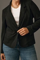 Porridge Textured Knit Blazer