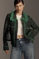 Anna Sui Slubby Tweed Jacket