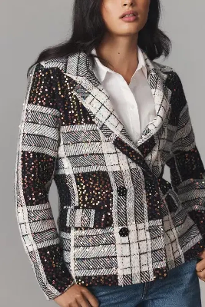 Eva Franco Sequin Blazer