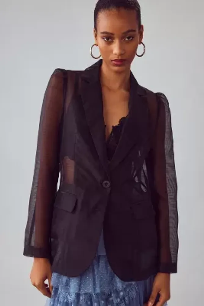 DOLAN Sheer Blazer