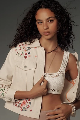 DOLAN Floral Embroidered Jacket