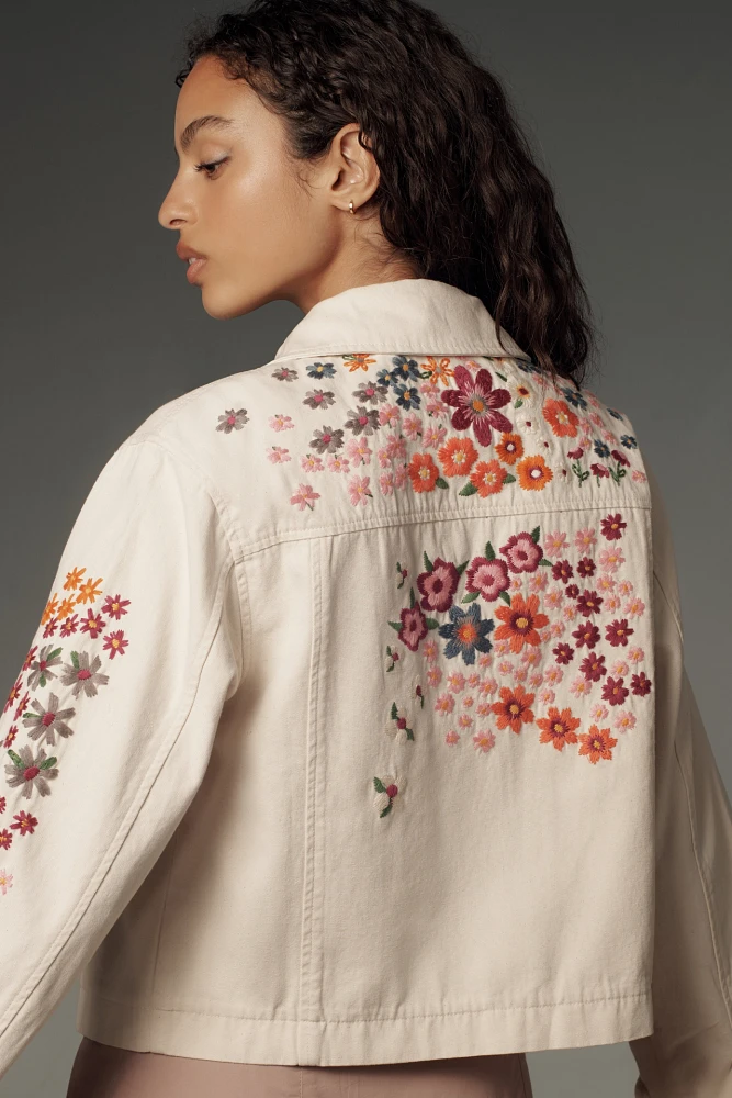 DOLAN Floral Embroidered Jacket