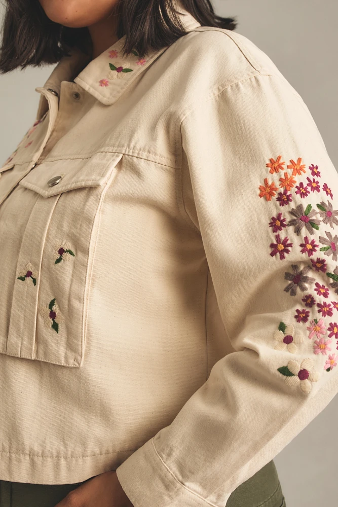 DOLAN Floral Embroidered Jacket