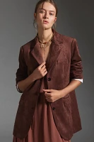 DOLAN Faux-Suede Boyfriend Blazer