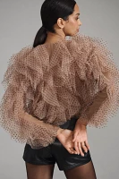 DOLAN Tulle Cropped Jacket