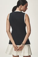 Dolan Left Coast Ponte Piped Vest