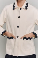 Dolan Left Coast Scalloped Button-Front Jacket