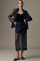 Dolan Left Coast Sheer Organza Blazer