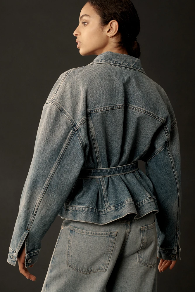 Citizens of Humanity Leela Denim Peplum Jacket