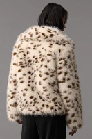 Bernardo Spotted Faux-Fur Jacket