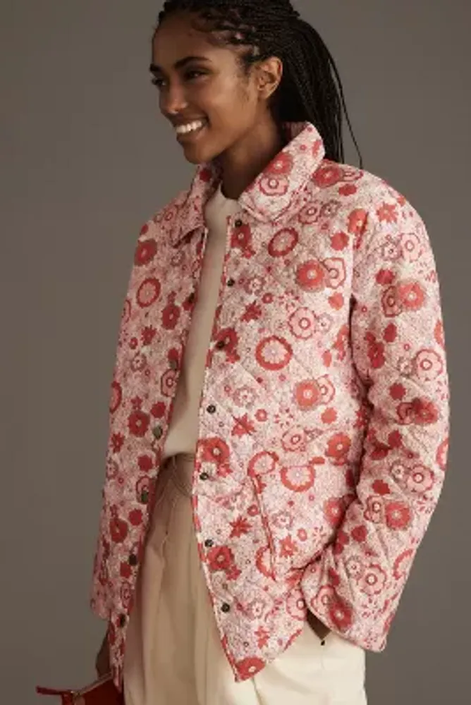 Glamorous Floral Quilted Jacket