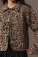 Let Me Be Leopard Quilted Jacket