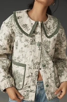 Forever That Girl Quilted Toile Jacket