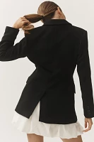 Avec Les Filles Hourglass Double-Breasted Blazer