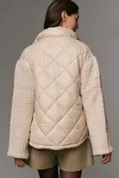 Noize Alejandra Knit-Sleeve Jacket
