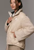 Noize Alejandra Knit-Sleeve Jacket