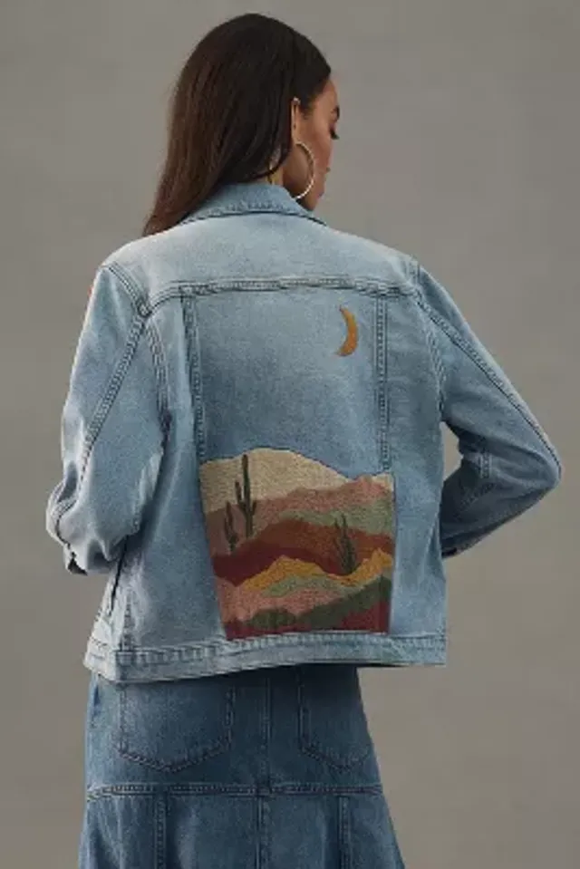 landscape denim jacket