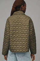 Maeve Heart-Quilted Liner Jacket