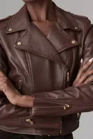 Lamarque Donna Iconic Leather Biker Jacket