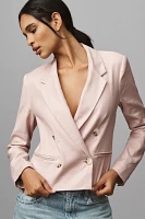 Maeve Linen Slim Blazer