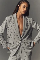 Maeve Beaded Single-Breasted Blazer