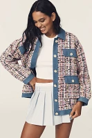 Endless Rose Tweed Denim Jacket
