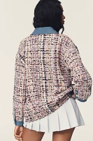 Endless Rose Tweed Denim Jacket