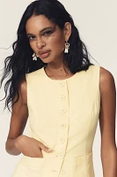 Endless Rose Linen Blend Vest