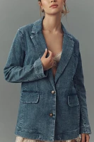 Maeve Oversized Denim Blazer