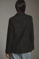 Mare x Anthropologie Sparkle Tweed Blazer