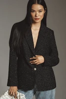 Mare x Anthropologie Sparkle Tweed Blazer