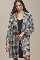 Mare x Anthropologie Sequin Tweed Long Coat