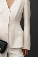 Mare Plunge Peplum Blazer