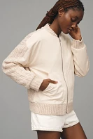 Central Park West Myles Cable-Knit Cardigan Sweater