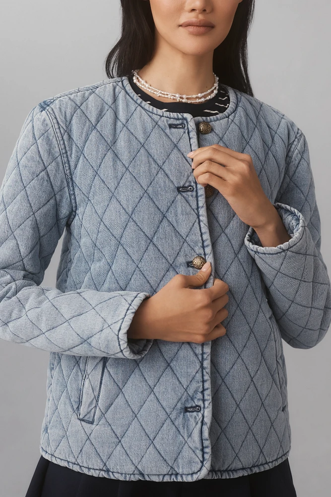 By Anthropologie Quilted Jacket