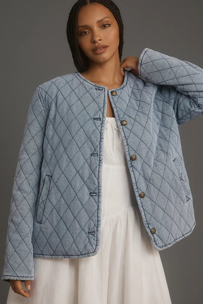 By Anthropologie Quilted Jacket