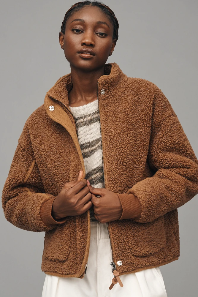 By Anthropologie Sherpa Pullover