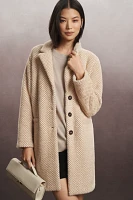 Sanctuary Hometown Fuzzy Knit Coat