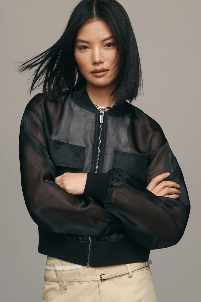 Sanctuary Skyline Organza Bomber Jacket