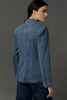 Sanctuary Sculpted Denim Blazer