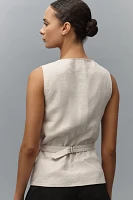 Sanctuary Square-Neck Linen Vest