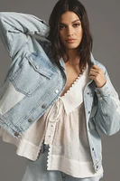 Pilcro Colorblock Denim Jacket