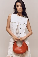 Pilcro Collarless Denim Vest