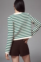 NVLT Striped Sweater Lady Jacket