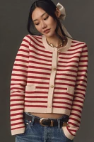 NVLT Striped Sweater Lady Jacket