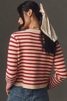 NVLT Striped Sweater Lady Jacket