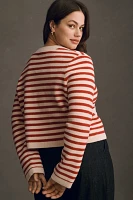 NVLT Striped Sweater Lady Jacket