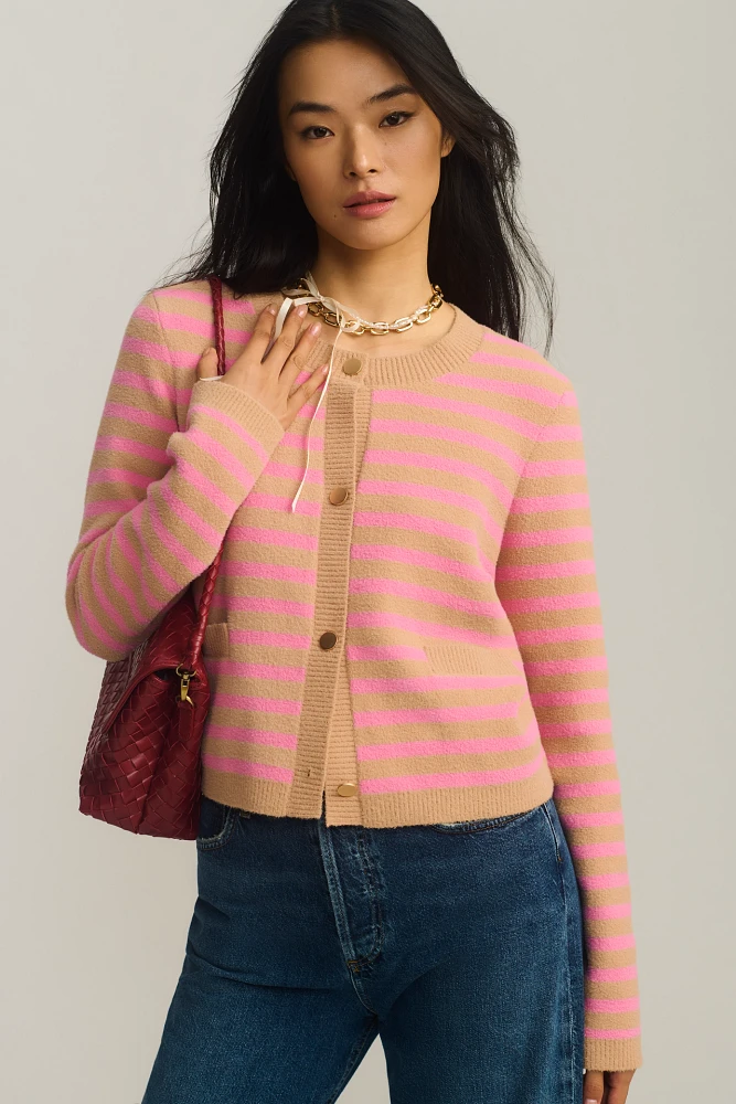 NVLT Striped Sweater Lady Jacket