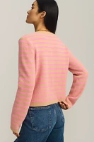 NVLT Striped Sweater Lady Jacket