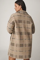 NVLT Eyelash Knit Plaid Coat